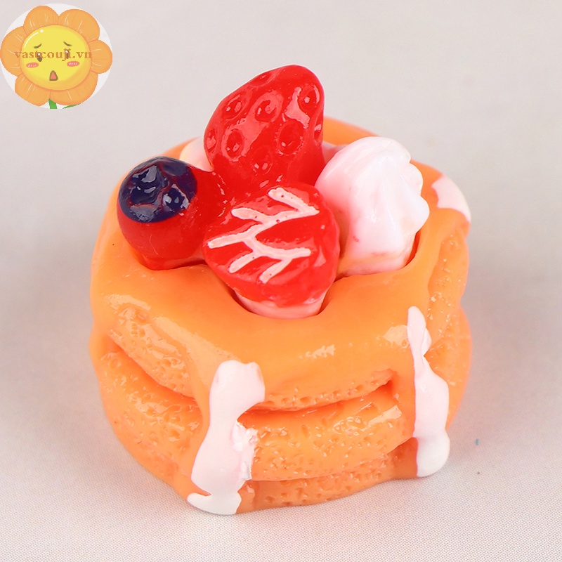 Vastji Set 5 Bánh Tráng Miệng Đồ Chơi Cho Nhà Búp Bê vn