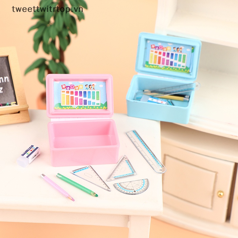 Trtop Bộ Văn Phòng Phẩm 1 Set 1: 12 Cho Nhà Búp Bê vn