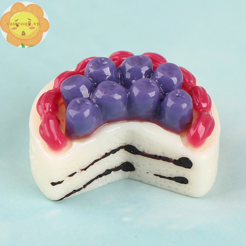 Vastji Set 5 Bánh Trái Cây Giả Trang Trí Nhà Búp Bê vn