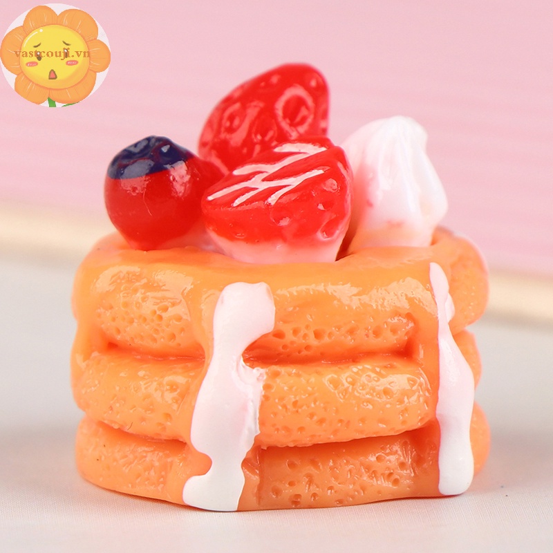 Vastji Set 5 Bánh Tráng Miệng Đồ Chơi Cho Nhà Búp Bê vn