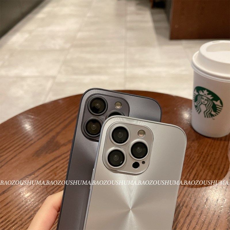 Ốp Điện Thoại Cứng Dạng Nhám Hình Đĩa Sáng Màu aurora Cho iphone 11 12 13 14 15 pro max 14 plus Thời Trang