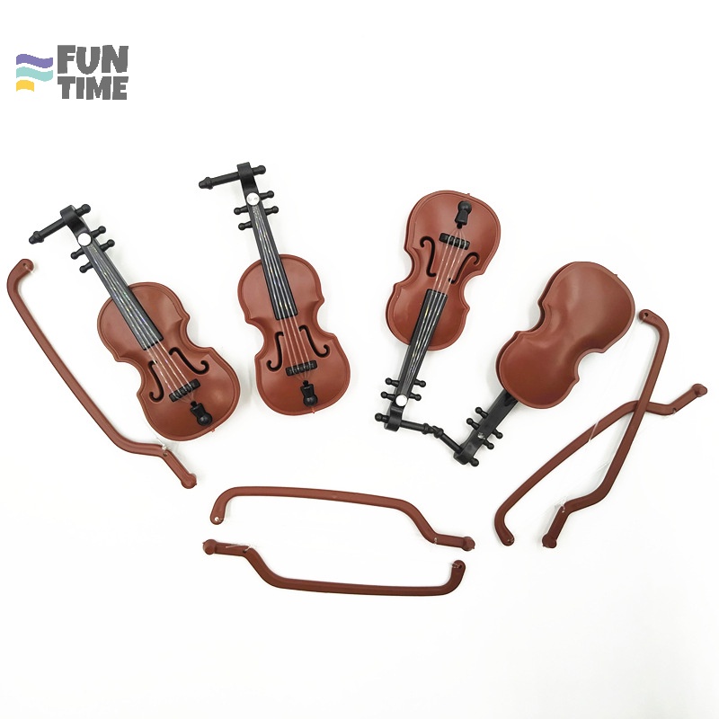1/12 Nhà búp bê mini nhạc cụ mô hình guitar cổ điển violin cho búp bê mới