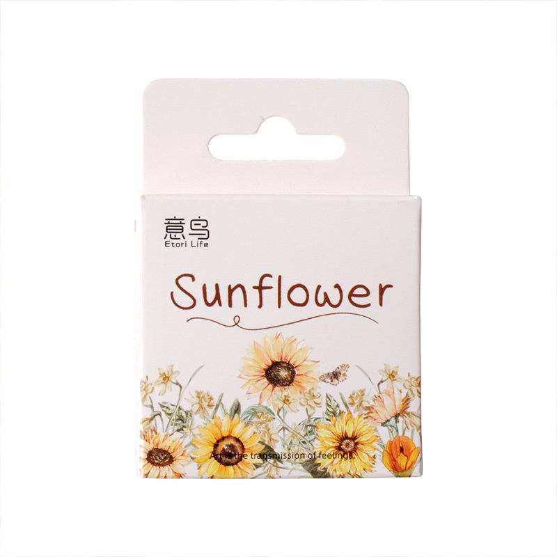 Enwei Bộ 46 Miếng Dán Hình Hoa Hướng Dương Dùng Trang Trí Sổ Tay