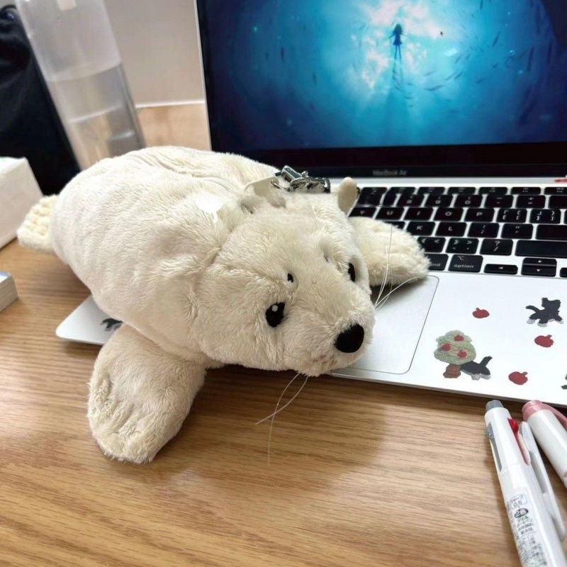 Túi Đựng Bút Hình Thú Nhồi Bông Dễ Thương Phong Cách Nhật Bản