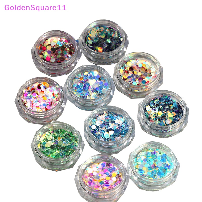 Hộp Kim Tuyến Lấp Lánh Nhiều Màu Sắc Trang Trí Móng Tay Nghệ Thuật vn