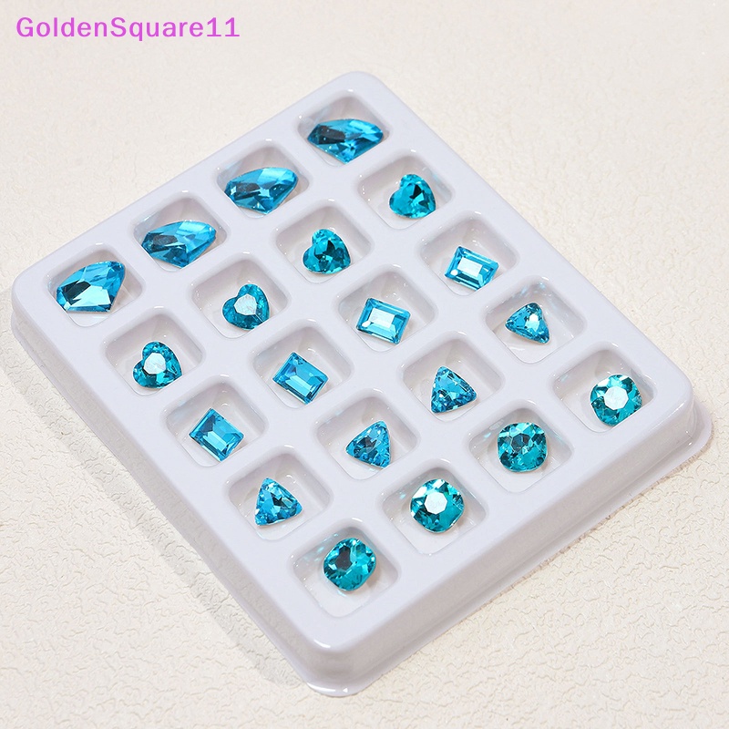 Set 20 Viên Đá 3d Nhiều Màu Đính Móng Nghệ Thuật