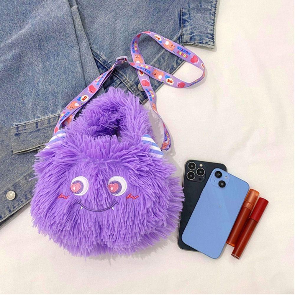 Dalton Túi Đeo Chéo Hình Thú Nhồi Bông Xinh Xắn Theo Phong Cách Hàn Quốc Dành Cho Nữ