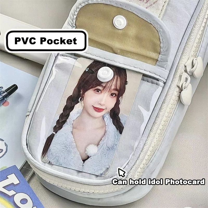 Dễ Thương Túi Đựng Bút Chống Bụi Bẩn Đa Năng Sức Chứa Lớn Tiện Dụng Cho Học Sinh