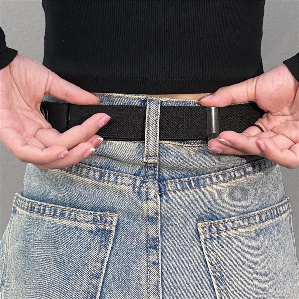 Thắt Lưng Co Giãn Không Đường May Phong Cách Mới Cho Nữ