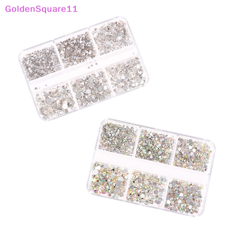 Hộp 6 Kích Cỡ Đá Pha Lê Trang Trí Móng Nghệ Thuật ab colorf vn