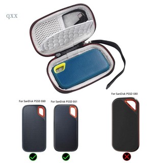 Hộp đựng ổ cứng ssd bằng eva mềm trong suốt kích thước nhỏ dành cho e61 e60 ssd