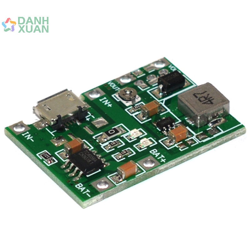Mô-đun Sạc Pin Lithium 3.7V USB 4.2V tăng cường bước lên 5V 9V 12V 24V mới
