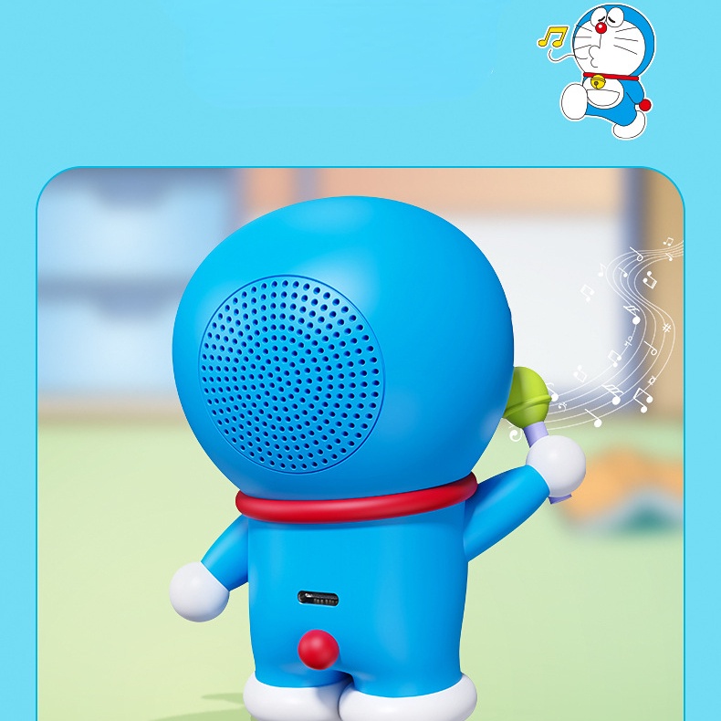 Doraemon Loa bluetooth mini rst10777 hifi Âm Thanh Thấp Hình Doremon Dễ Thương Chất Lượng Cao