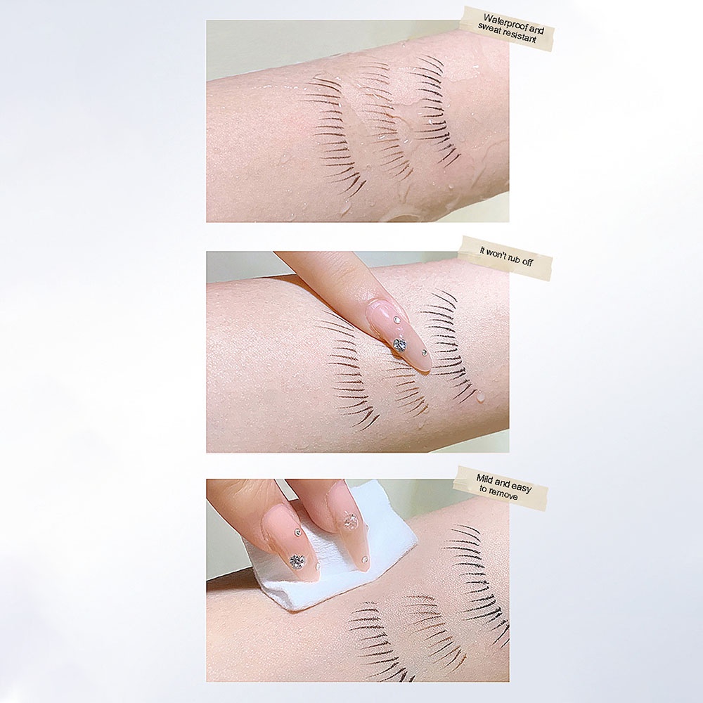 Bút Kẻ Mắt Suake Siêu Mịn Hai Móng Vuốt Mi Dưới Bút Kẻ Mắt Chống Thấm Nước Không lem Không lem Bút Kẻ Mắt Bri
