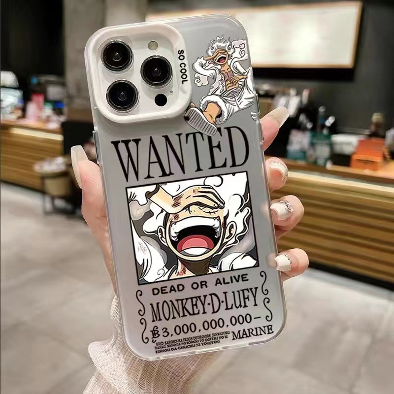 Hoạt Hình Ốp Điện Thoại Chống Rơi In Hình anime nica luffy Cho iphone 15 14 13 12 11 pro max 14 plus