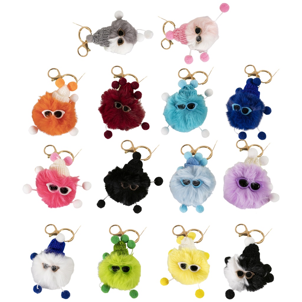 Buym2 Móc Khóa Quả Bóng Nhỏ Hoạt Hình Dễ Thương Tinh Tế Trang Trí Ba Lô / Móc Khóa Sử Dụng Hàng Ngày