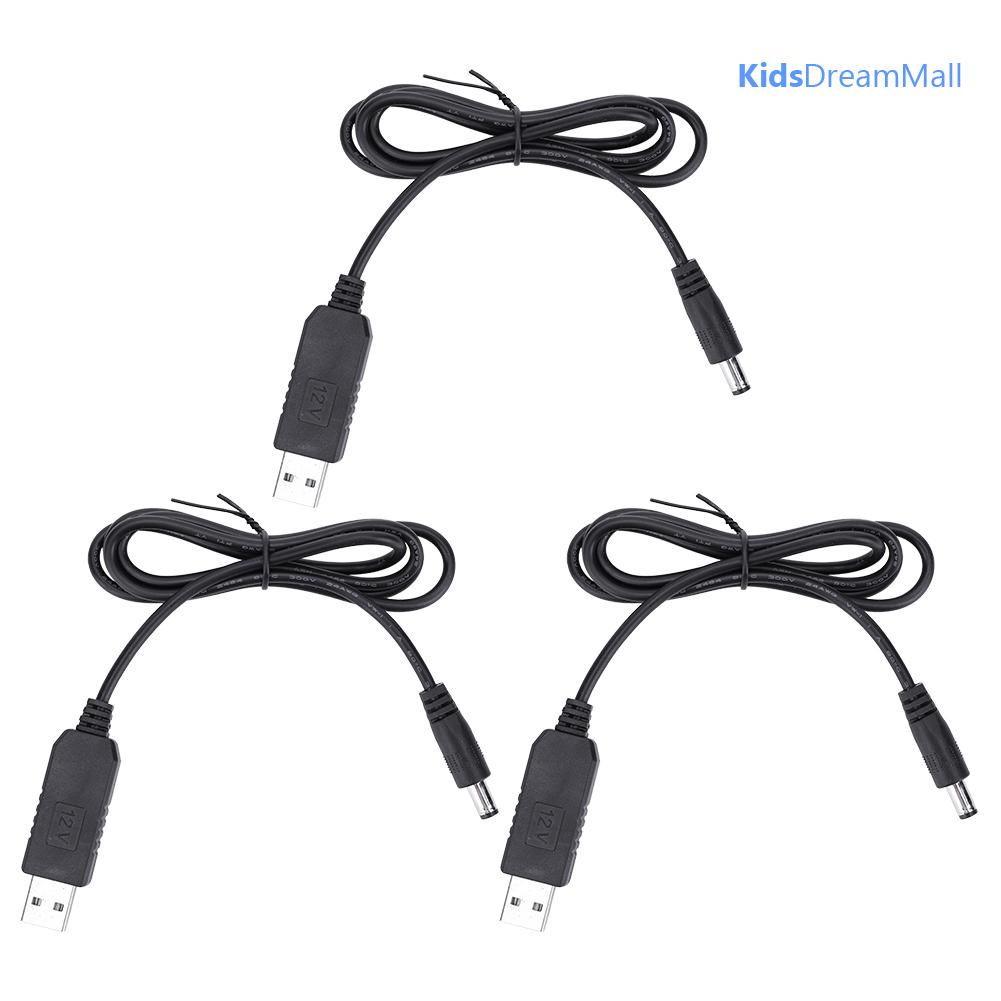 Dây Cáp Tăng Áp Nguồn usb dc Sang dc 5v / 9v / 12v 2.1x5.5mm