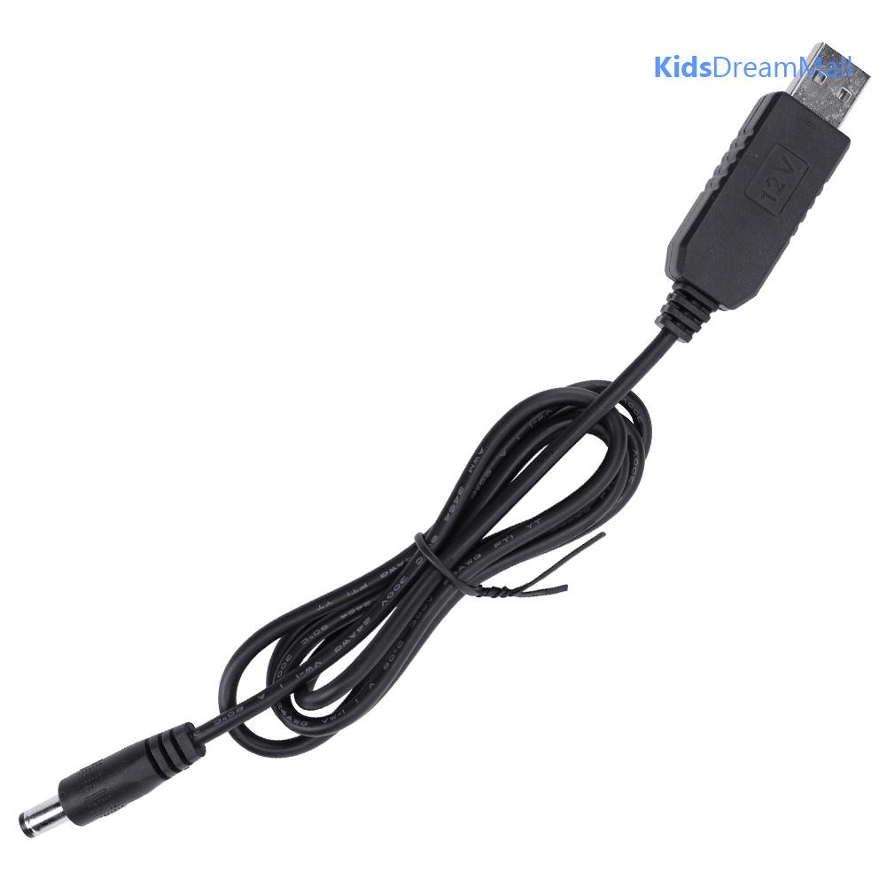 Dây Cáp Tăng Áp Nguồn usb dc Sang dc 5v / 9v / 12v 2.1x5.5mm