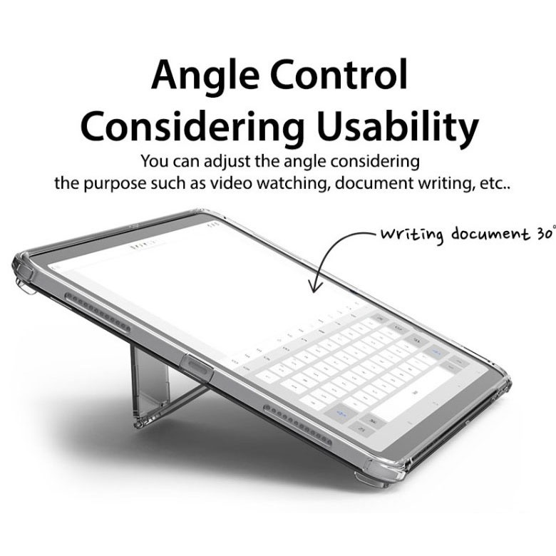 ARAREE iPad Air 4th Mach Stand Case 11-Inch Clear Stand Protective Cover