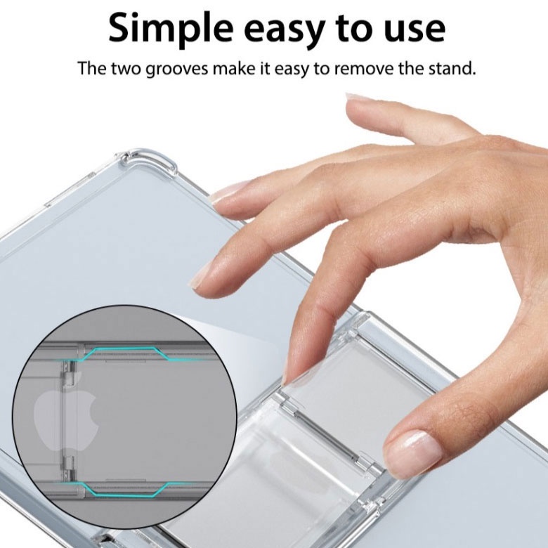 ARAREE iPad Air 4th Mach Stand Case 11-Inch Clear Stand Protective Cover