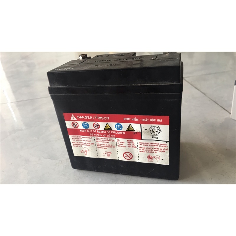 Hàng hư bình ắc quy GS 12V 5Ah 2KG