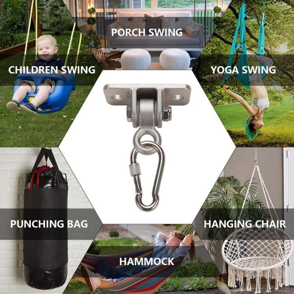 Muvako Móc Treo Xích Đu Bằng Thép Chịu Tải Nặng 2400lb