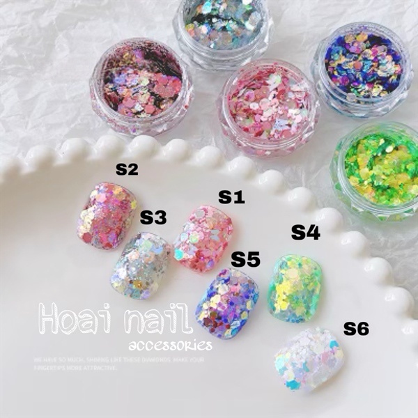 Nhũ vảy cá S ( bán lẻ và bán set)