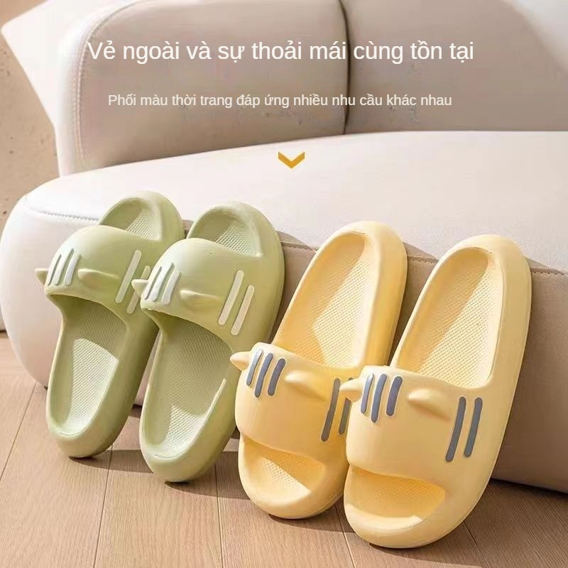 Dép Đi Trong Nhà Đế Dày Chống Trượt Hình Chân Mèo Dễ Thương Cho Cặp Đôi
