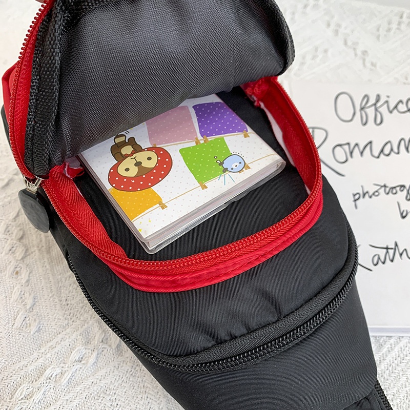 Túi Đeo Chéo Vai Họa Tiết Hoạt Hình Phong Cách Hàn Quốc Dễ Thương Dành Cho Bé Trai w2ya