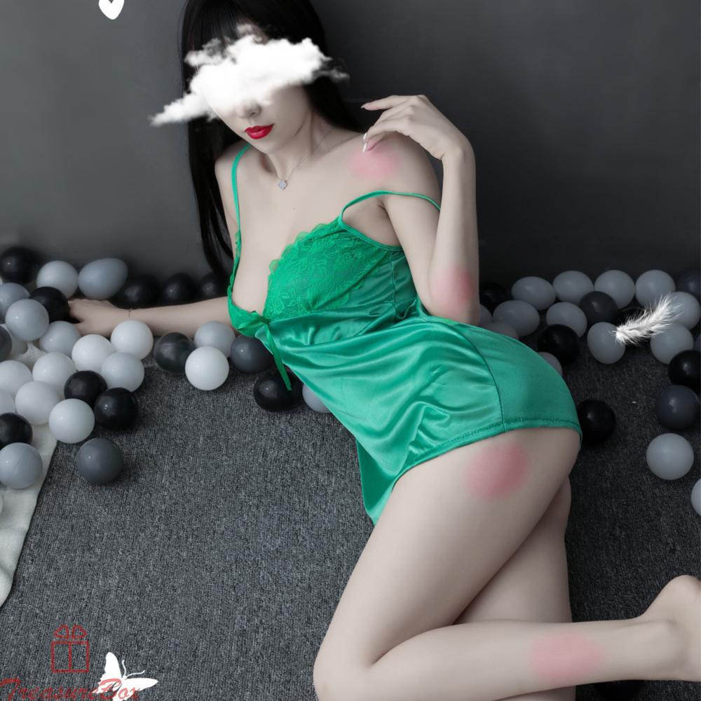 Womens Nightdress Lingerie Home Regular Solid Underwear Comfortable Lace