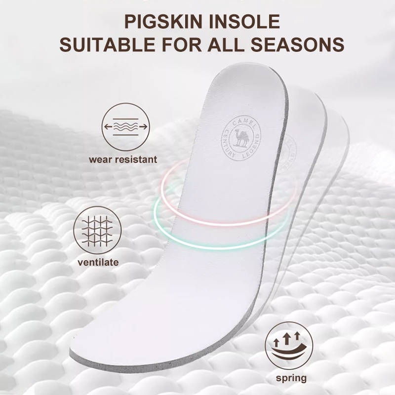 CAMEL SPORTS Giày Thể Thao Đế Dày Tăng Chiều Cao Thoải Mái Thời Trang Cho Nữ