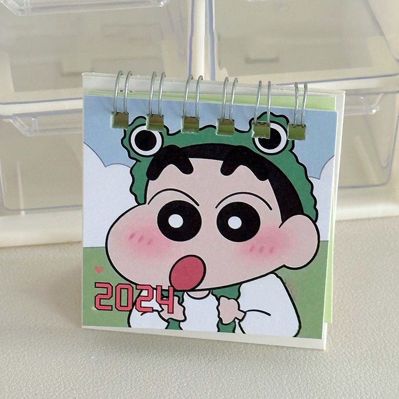 Lịch Để Bàn 2024 In Hình Cậu Bé Bút Chì shin-chan Dễ Thương
