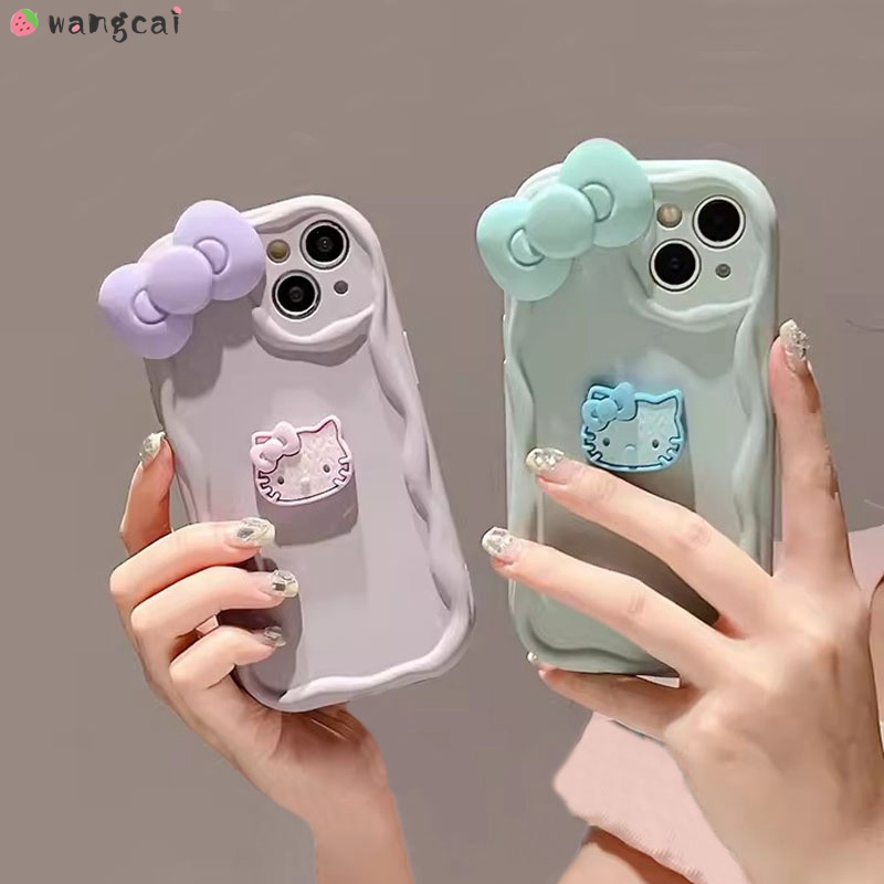 Ốp Điện Thoại Mềm Màu Kẹo Hình Mèo hello kitty 3d Cho oppo reno 7 5 4 pro 7z lite 4z 6 3 5g reno5