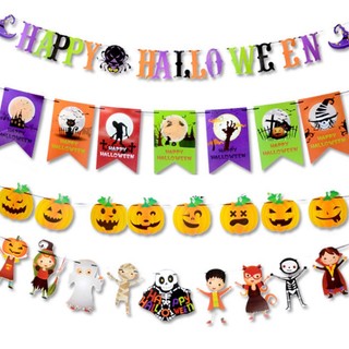 Dây Cờ Treo 3m Trang Trí Tiệc halloween