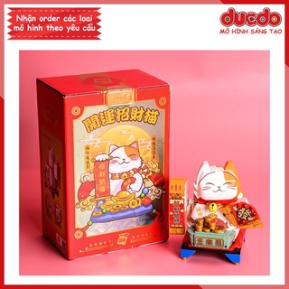 Enlighten K19902 Lắp ghép Mèo thần tài đón tài lộc - Đồ chơi Xếp hình Mô hình