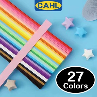 Giấy Xếp Hình origami Ngôi Sao Năm Cánh Phát Sáng 27 Màu gradient