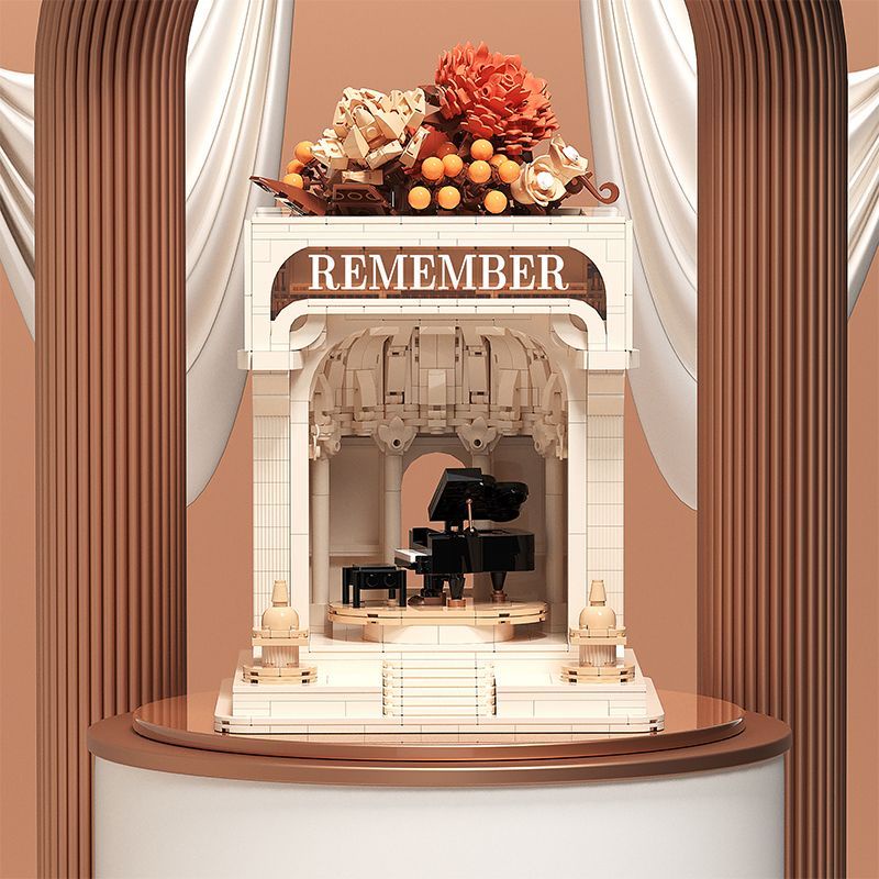 Bộ Đồ Chơi Lắp Ráp Mô Hình Đàn violin / Hoa Độc Đáo Thú Vị Cho Bé