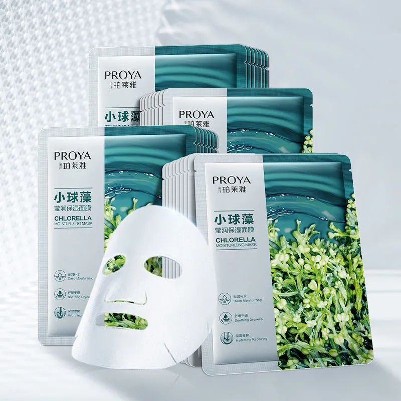 Mặt nạ rong biển PROYA bù nước dưỡng ẩm cải thiện lỗ chân lông Chlorella mặt nạ axit uric