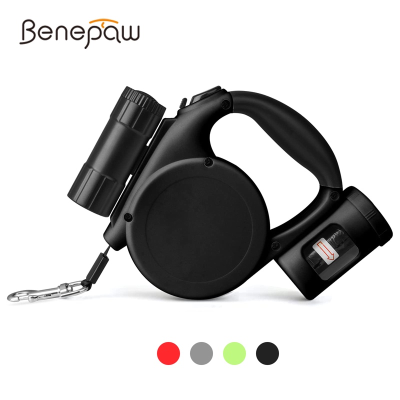 Benepaw Dây Dắt Chó Đi Dạo Có Túi Đựng Thu Gọn Được Tiện Dụng