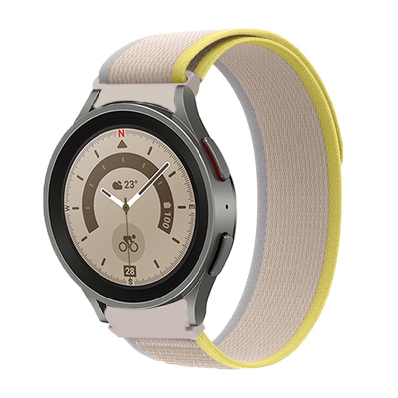 Dây Đeo Đồng Hồ Bằng nylon 43mm 47mm 6 4 5 44 40mm / pro 45mm / 4 classic 42 46mm Cho samsung galaxy watch 6
