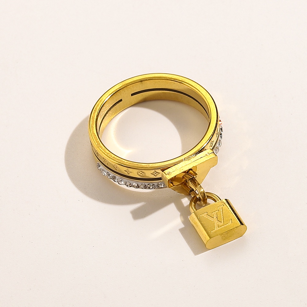 Louis vuitton Nhẫn lv Bạc 925 Phong Cách Hàn Quốc Đơn Giản Sáng Tạo Dành Cho Nữ