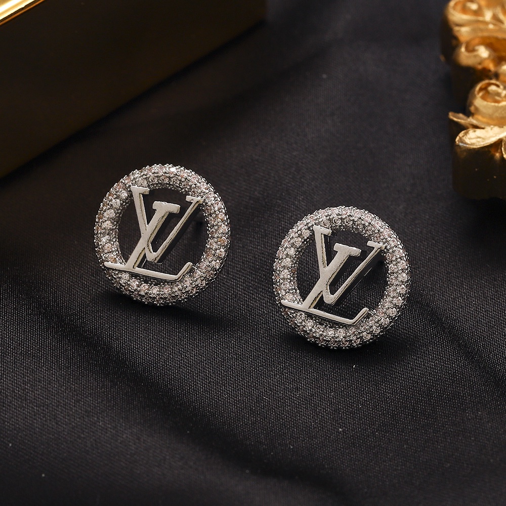 Thời Trang Bông Tai lv louis vuitton Bằng Thép Titan Cao Cấp