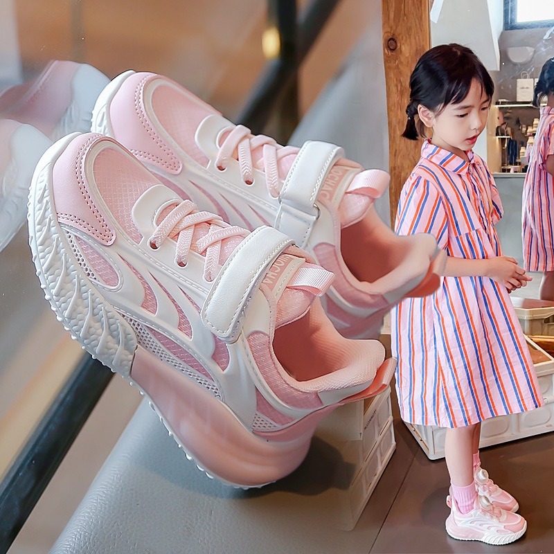 Giày Thể Thao Đế Mềm Thoáng Khí Dành Cho Bé Gái