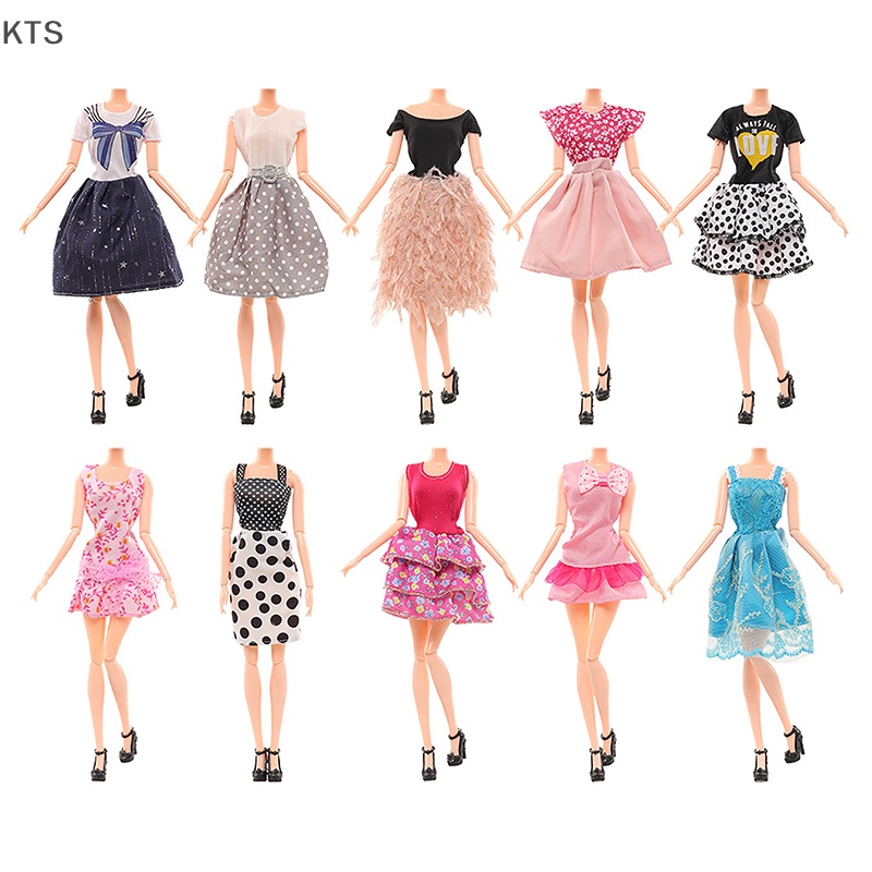 1 Bộ Đầm Thời Trang Mùa Hè Xinh Xắn Dành Cho Búp Bê 30cm