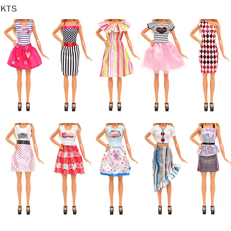 1 Bộ Đầm Thời Trang Mùa Hè Xinh Xắn Dành Cho Búp Bê 30cm