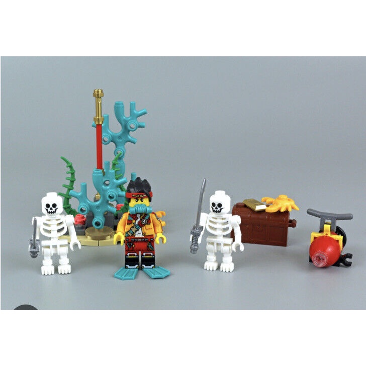 Đồ Chơi Legoo monkie kid! Túi polybag Trẻ Em 30562 Monokie Dưới Nước! Mới!