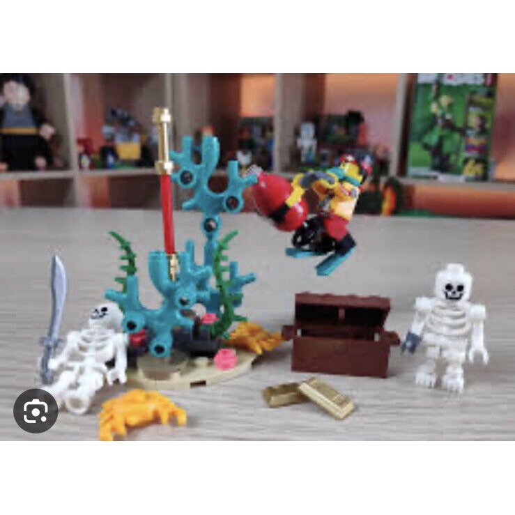 Đồ Chơi Legoo monkie kid! Túi polybag Trẻ Em 30562 Monokie Dưới Nước! Mới!