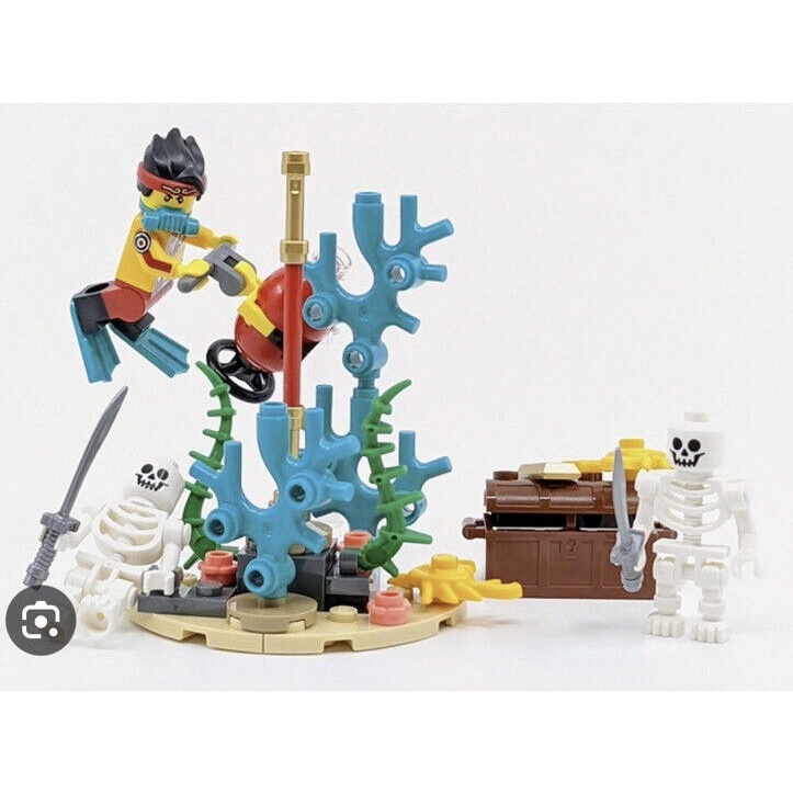 Đồ Chơi Legoo monkie kid! Túi polybag Trẻ Em 30562 Monokie Dưới Nước! Mới!