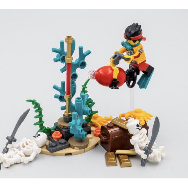 Đồ Chơi Legoo monkie kid! Túi polybag Trẻ Em 30562 Monokie Dưới Nước! Mới!