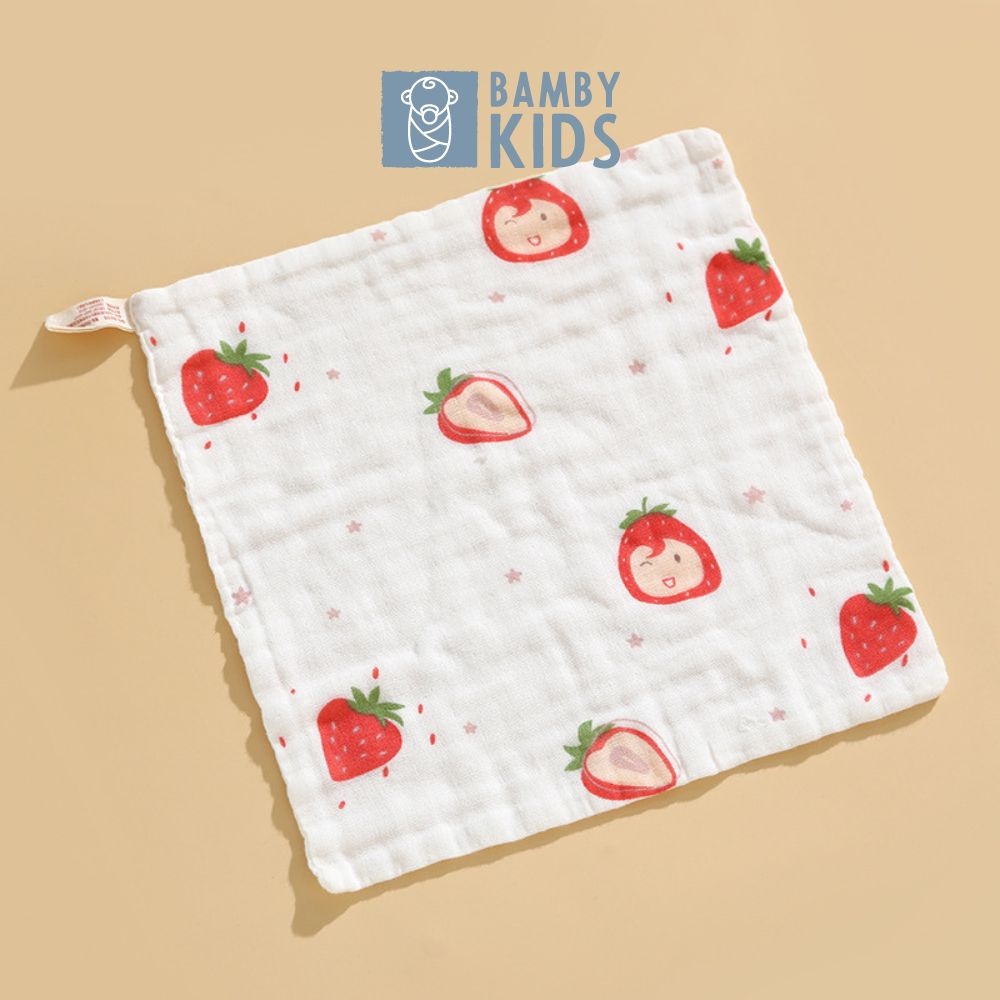 Khăn xô sữa cotton 6 lớp cao cấp từ bông tự nhiên BambyKids